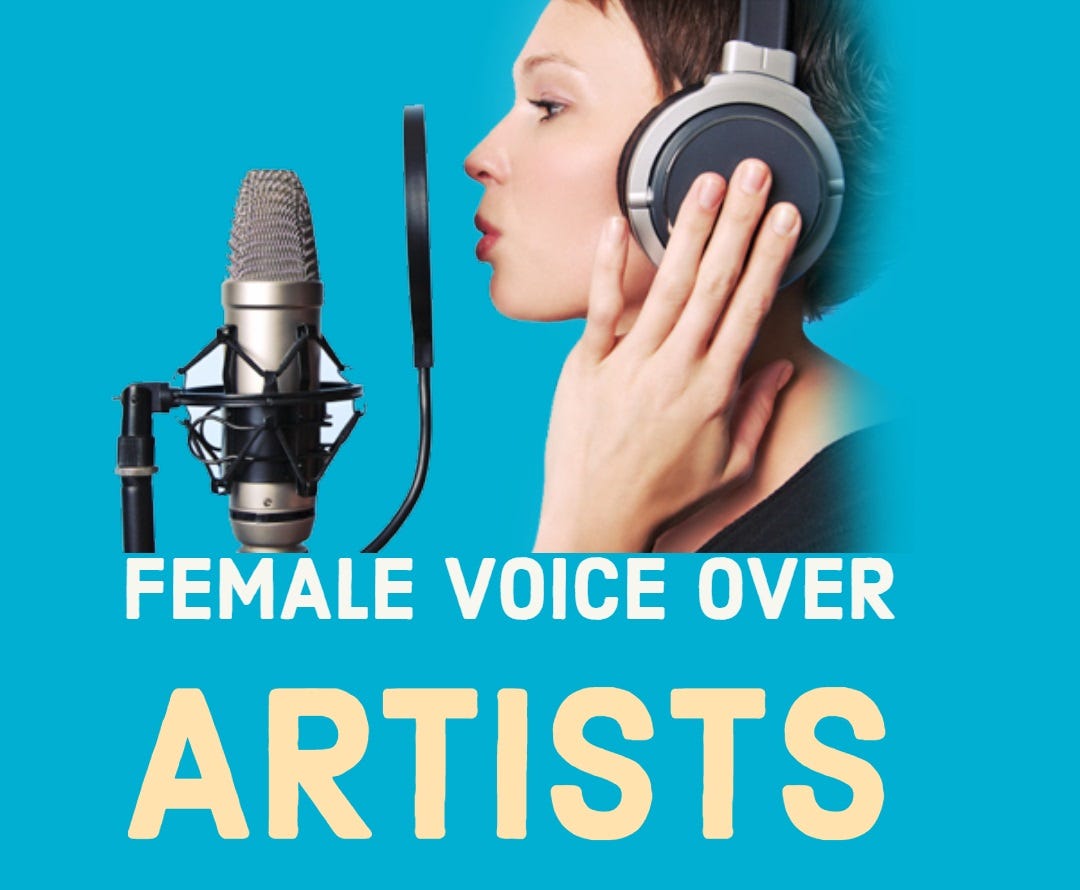 Best Female Voice Over Artists. Who is your favorite female voice? | by  Media Group | Medium