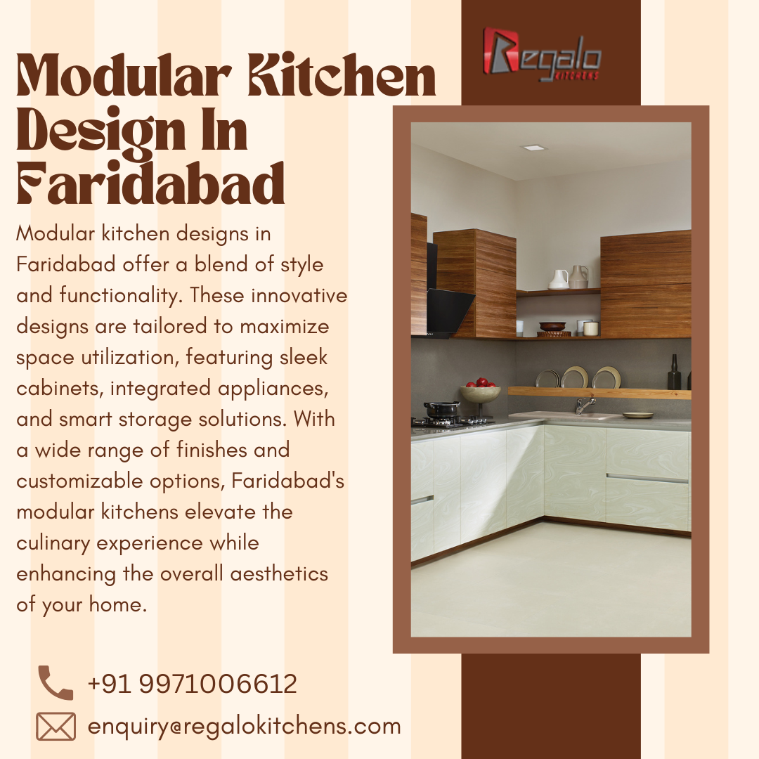 Modular Kitchen Design In Faridabad - Regalokitchens2915 - Medium