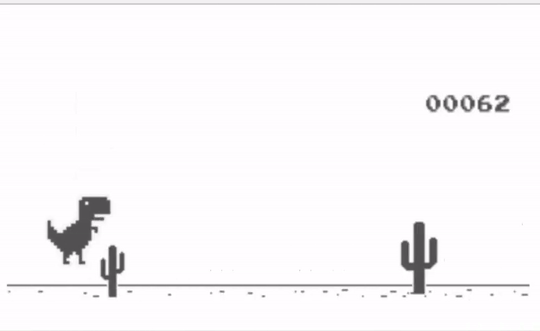 AI destroying the Google's Dinosaur game! 