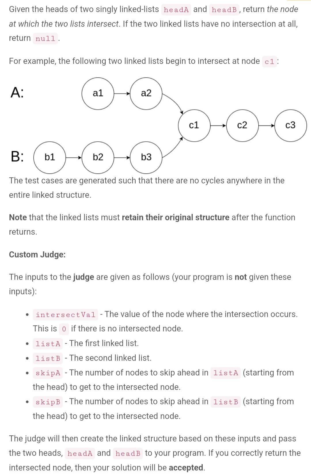 [Linked List][Easy] 160. Intersection of Two Linked Lists - Mei1102 ...