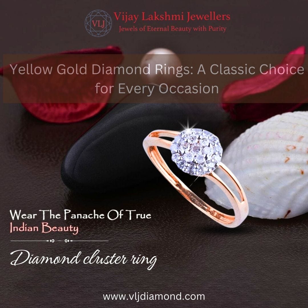 Yellow Gold Diamond Rings: A Classic Choice for Every Occasion | by Vijay  lakshmi | Medium
