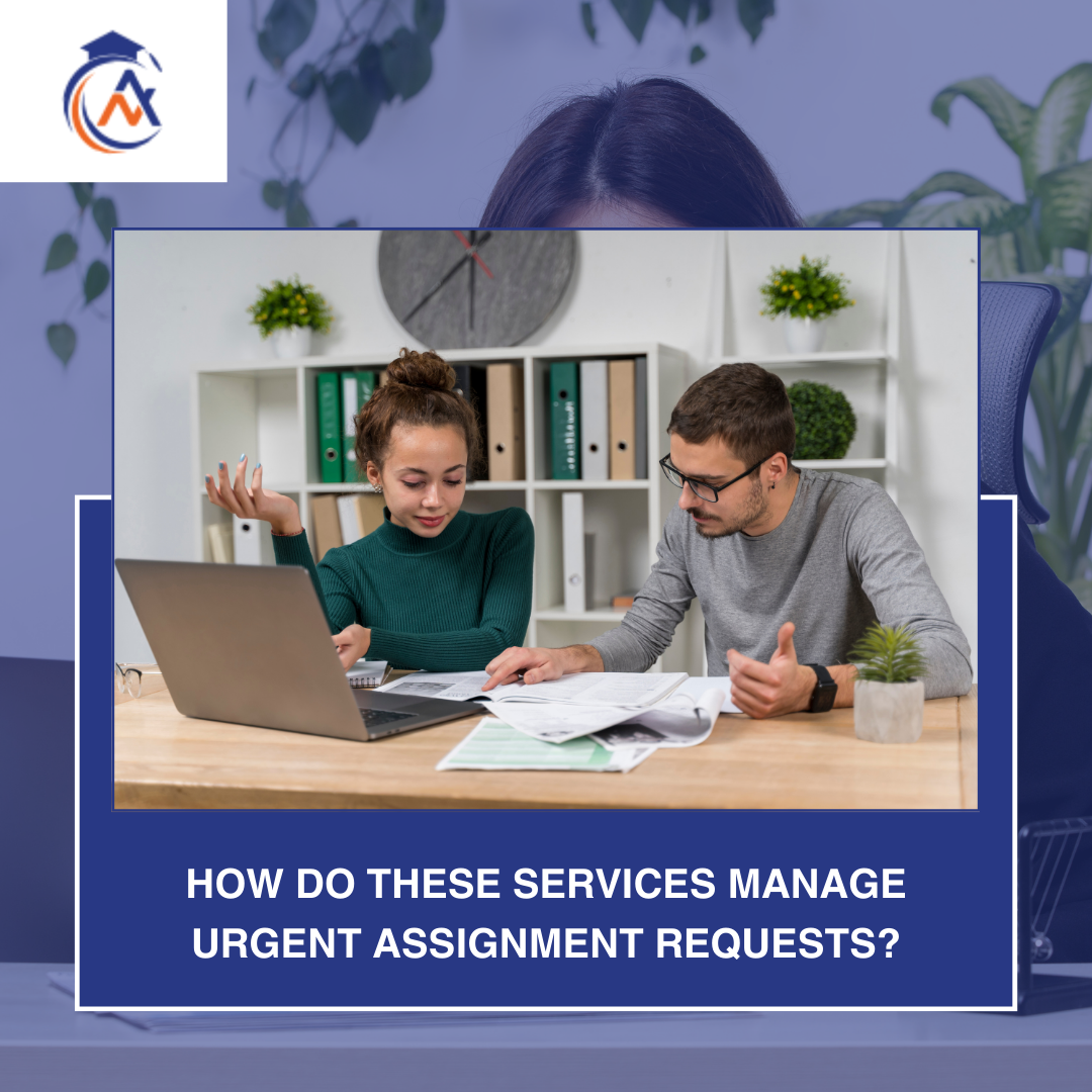 How do these services manage urgent assignment requests?