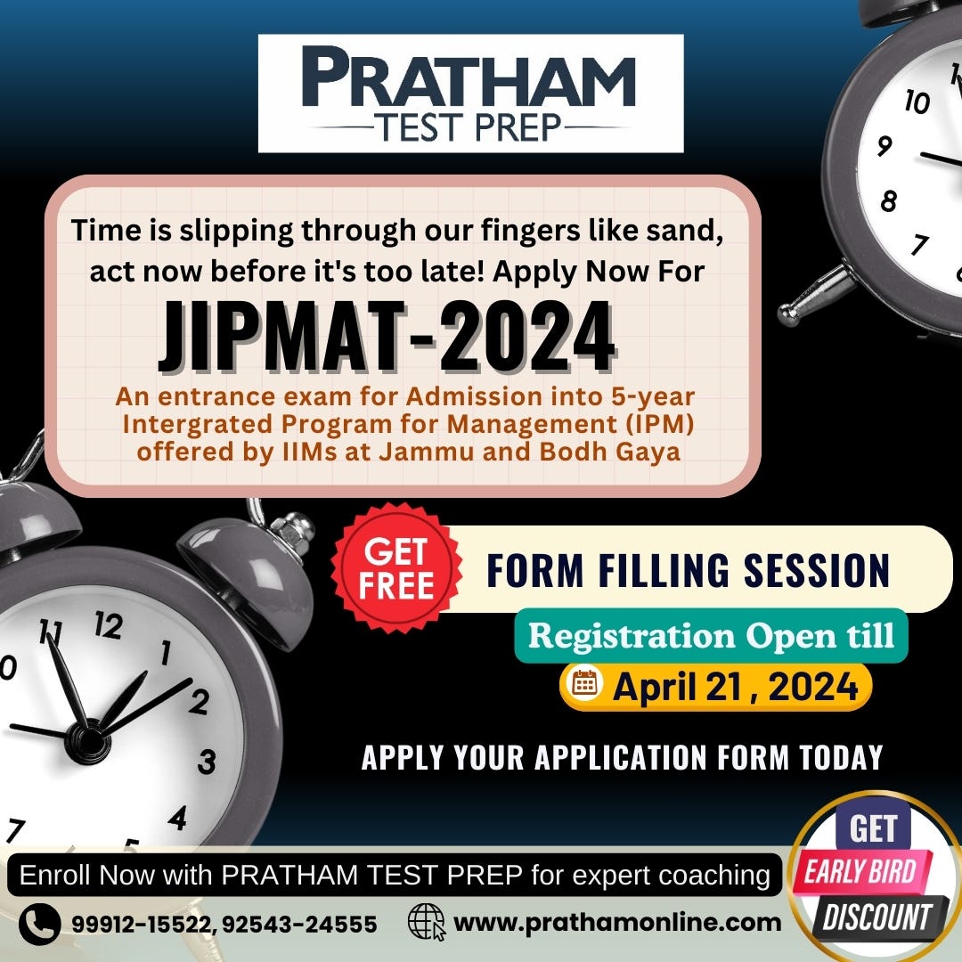 Attention all aspiring JIPMAT candidates!
