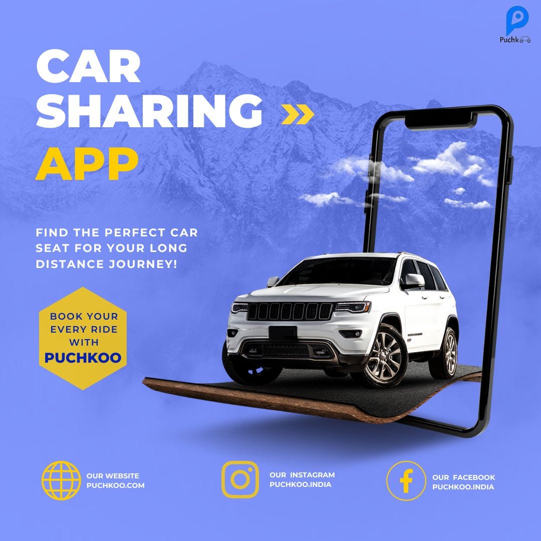 The Best Advantages of Car Sharing App — Puchkoo by Puchkoo India