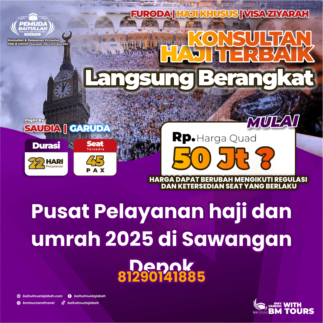 081290141885 (TANPA ANTRI), Pusat Pelayanan haji dan umrah 2025 di