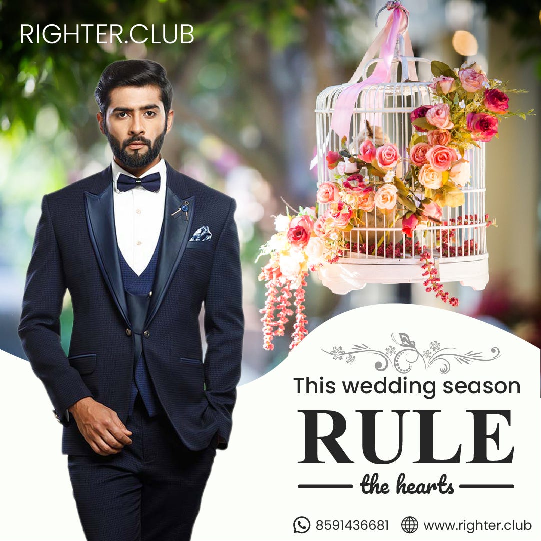 Suits For Men Bangalore Righter Club Medium