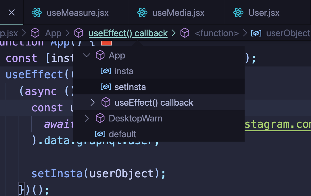 This changed Vscode for me. Vscode Breadcrumbs by Raj Medium