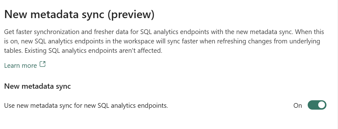 New Metadata Sync FAQ