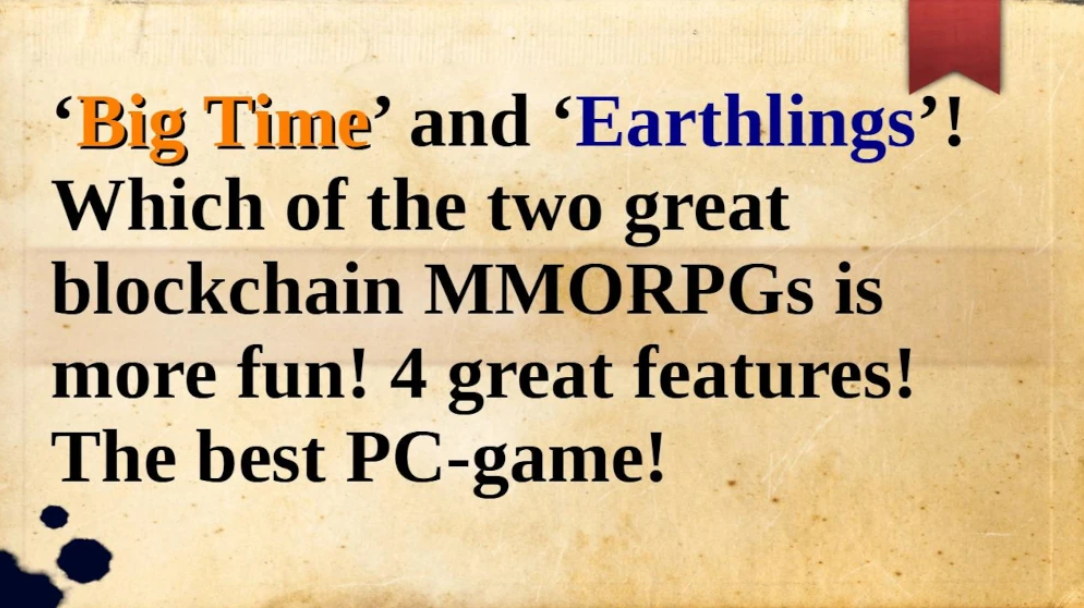 Big Time and Earthlings Land! Which one will you enjoy?🌎🎮 ✨