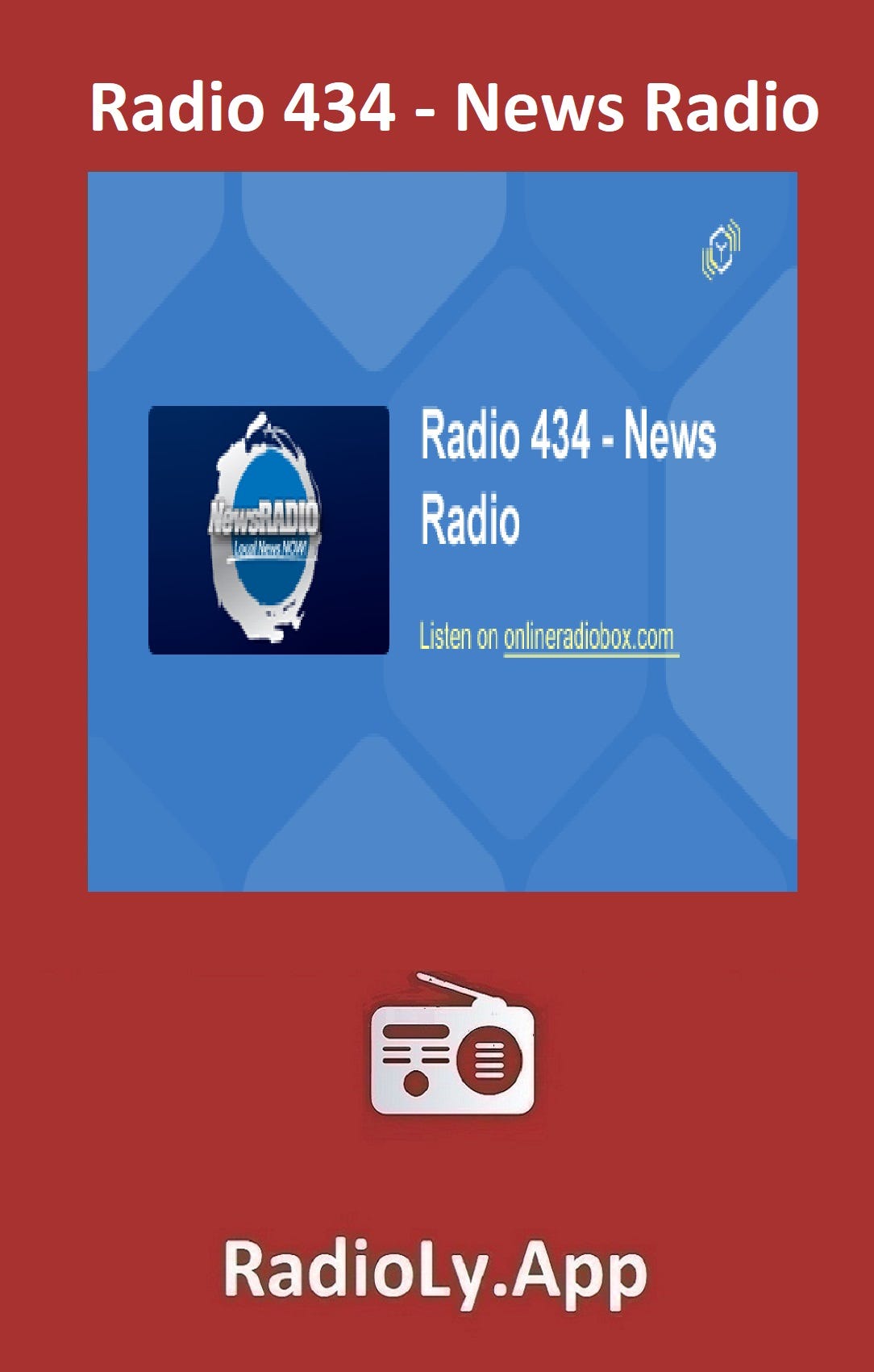 Radio 434 — News Radio — USA Internet Radio Station Online — Radioly -  Radioly - Medium