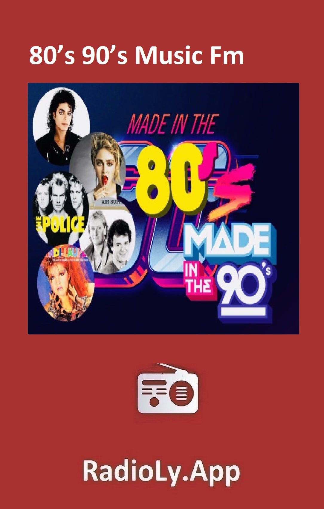 80's 90's Music Fm- USA Internet FM Radio Station Online — Radioly -  Radioly - Medium