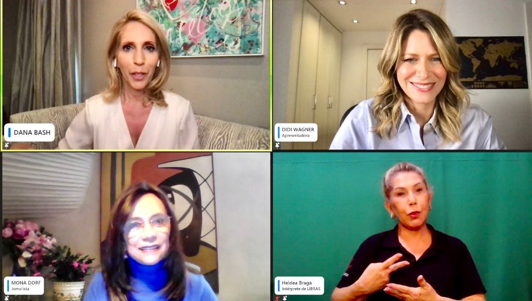 Em evento promovido pelo Grupo ELF da Fisesp e CONIB, Dana Bash fala sobre judaísmo, direitos…