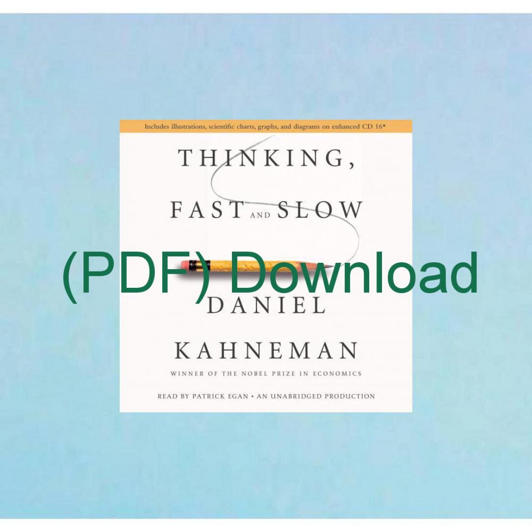 Thinking Fast And Slow Audiobook Free Download EBOOK PDF [READ] Thinking Fast and Slow [download]_p.d.f | by Djfuhdsj