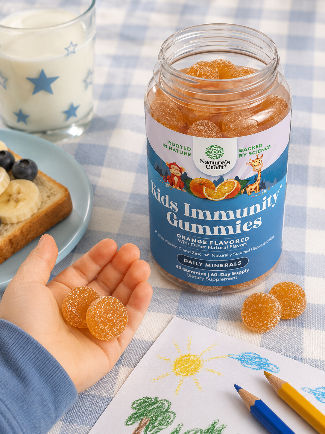 Why I Added Nature’s Craft Kids Immunity Support Gummies to Our School Mornings