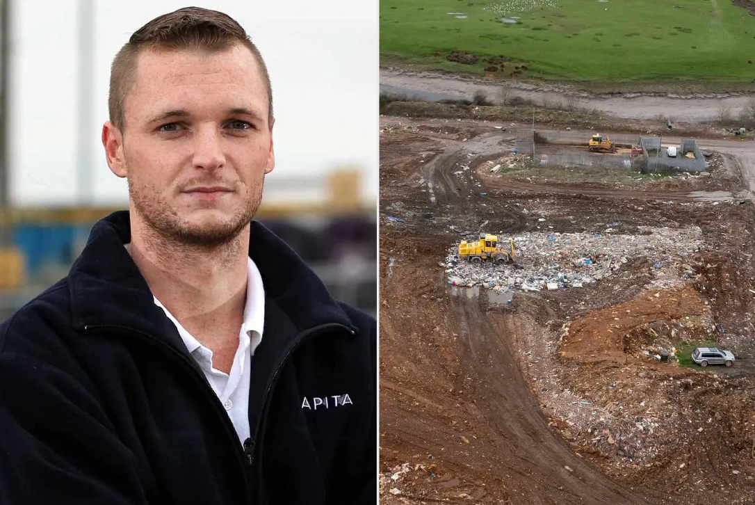 James Howells laptop was tossed by his ex into this landfill. Photo People Magazine