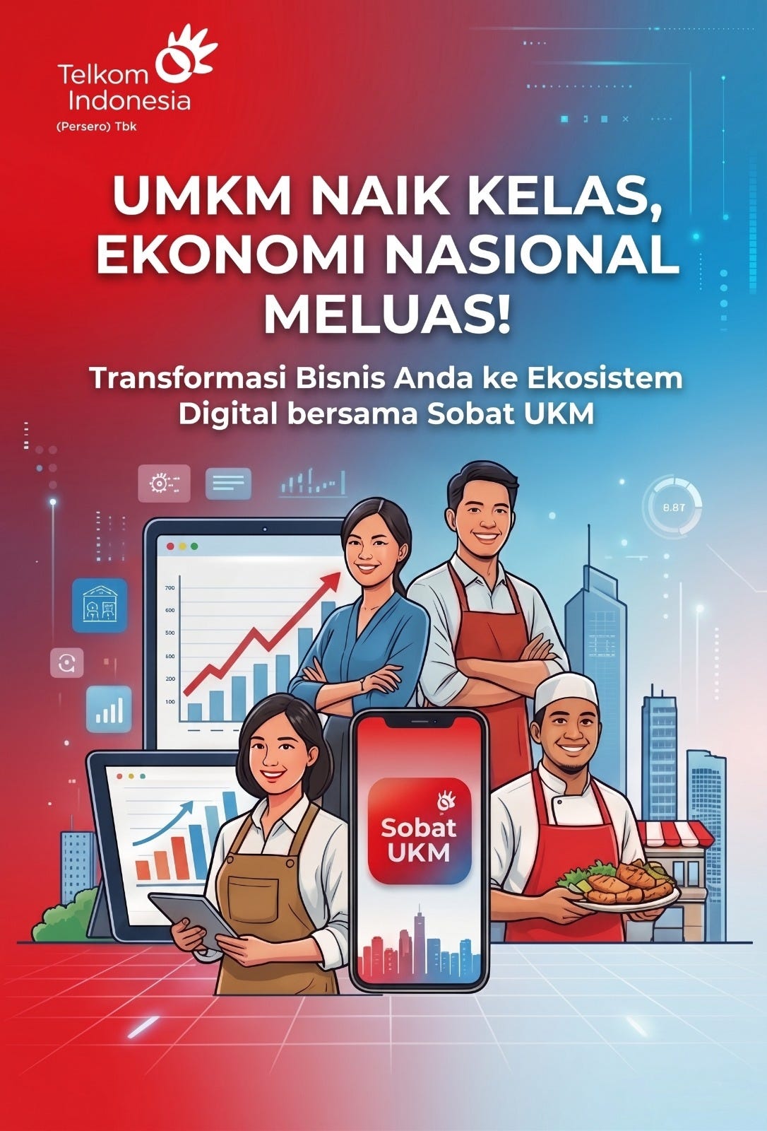 Transformasi Digital Telkom Indonesia: Menyongsong Ekosistem Baru bagi UMKM Nasional