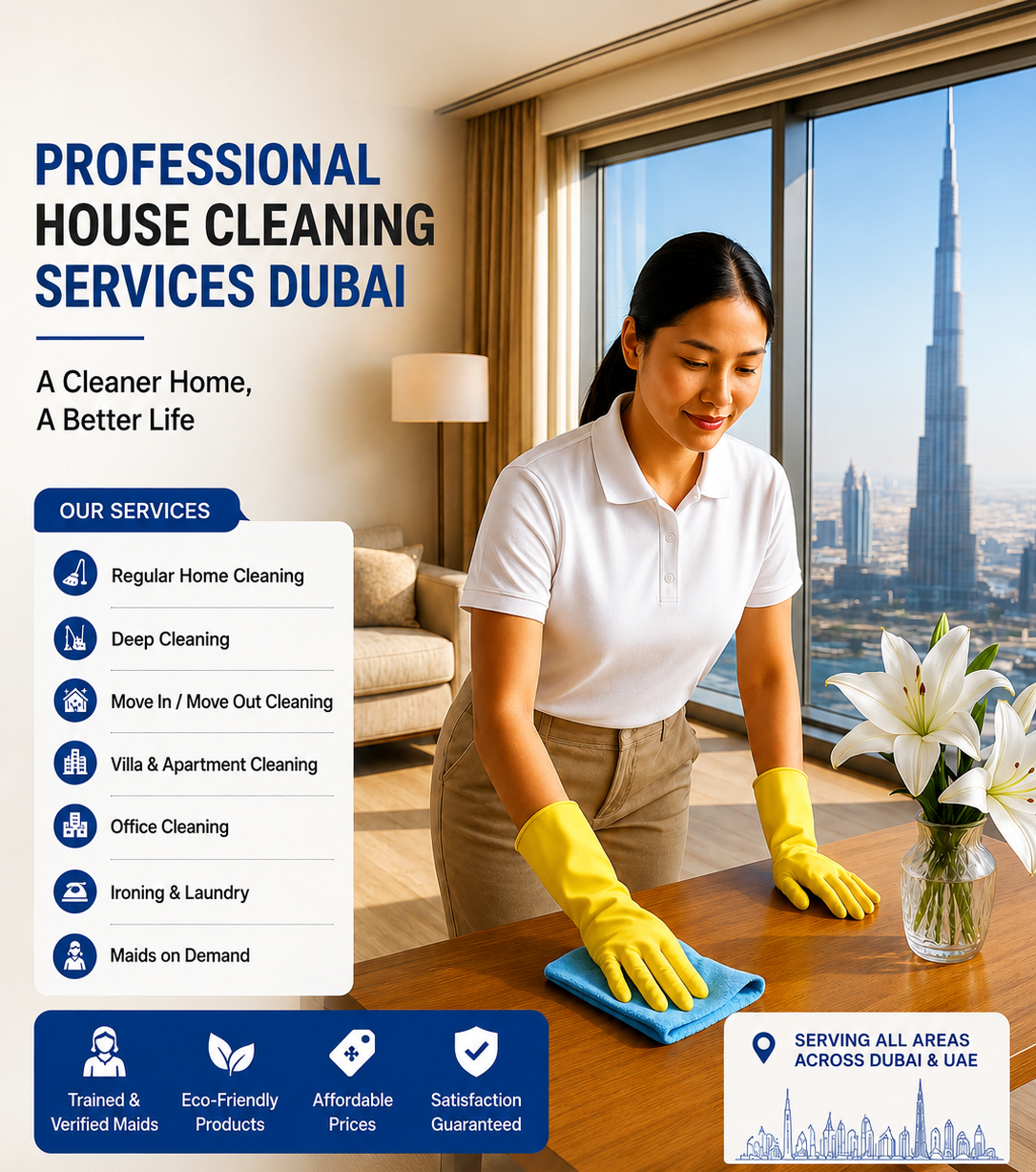 Daily vs Weekly Housekeeping Services: What Works Best for You in Dubai?