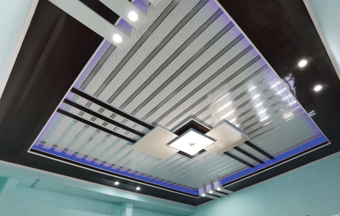 plafon pvc hitam putih mitra shankara ltd, bandar lampung | 0853–7788