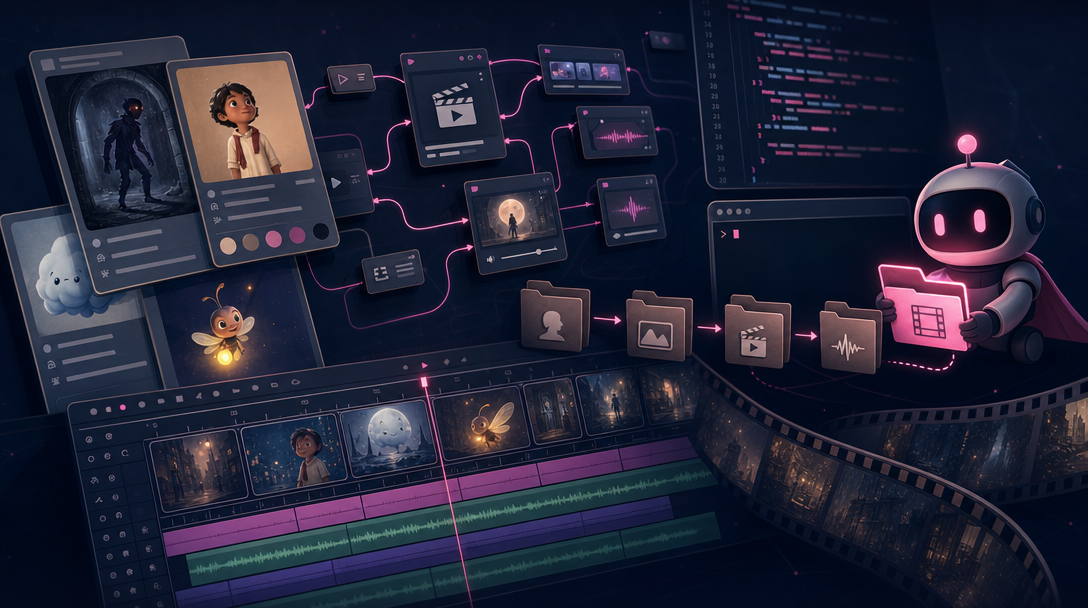 How to Create Your First AI Short Film with Cursor and TheFluxTrain