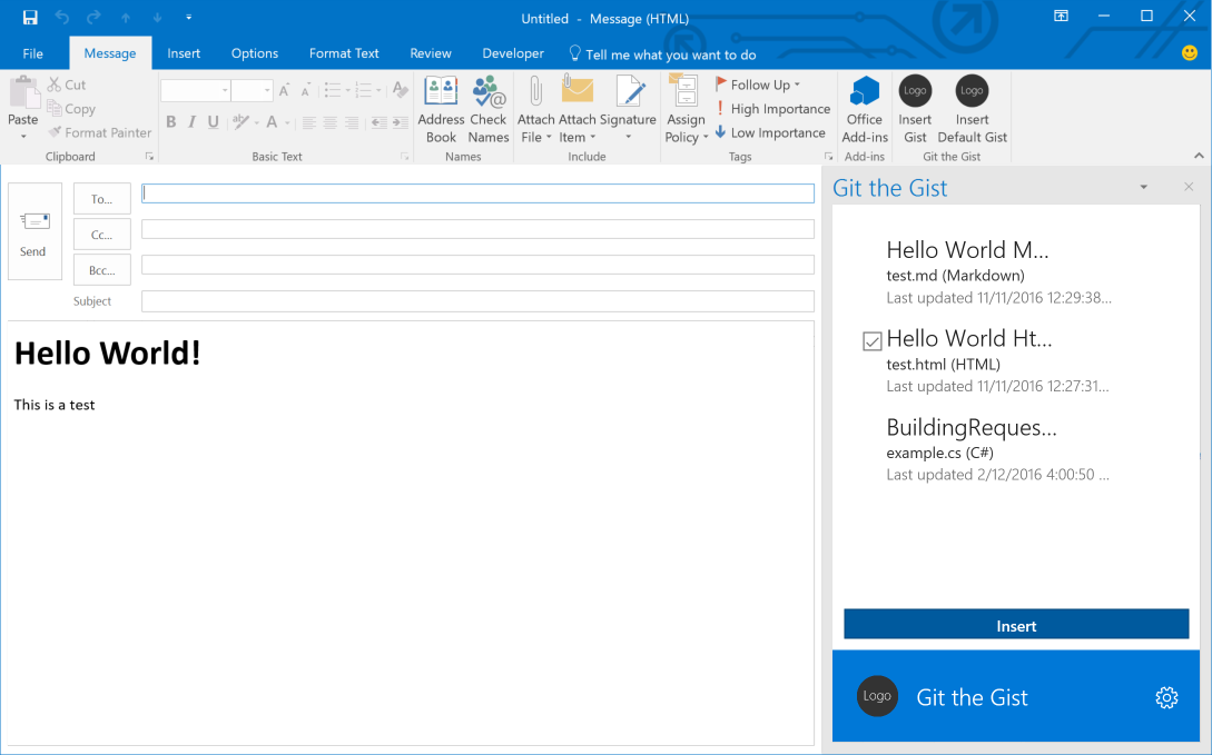 How to Create an Outlook Add-in. What is an outlook add-in? | by Amitha  Perera | Medium