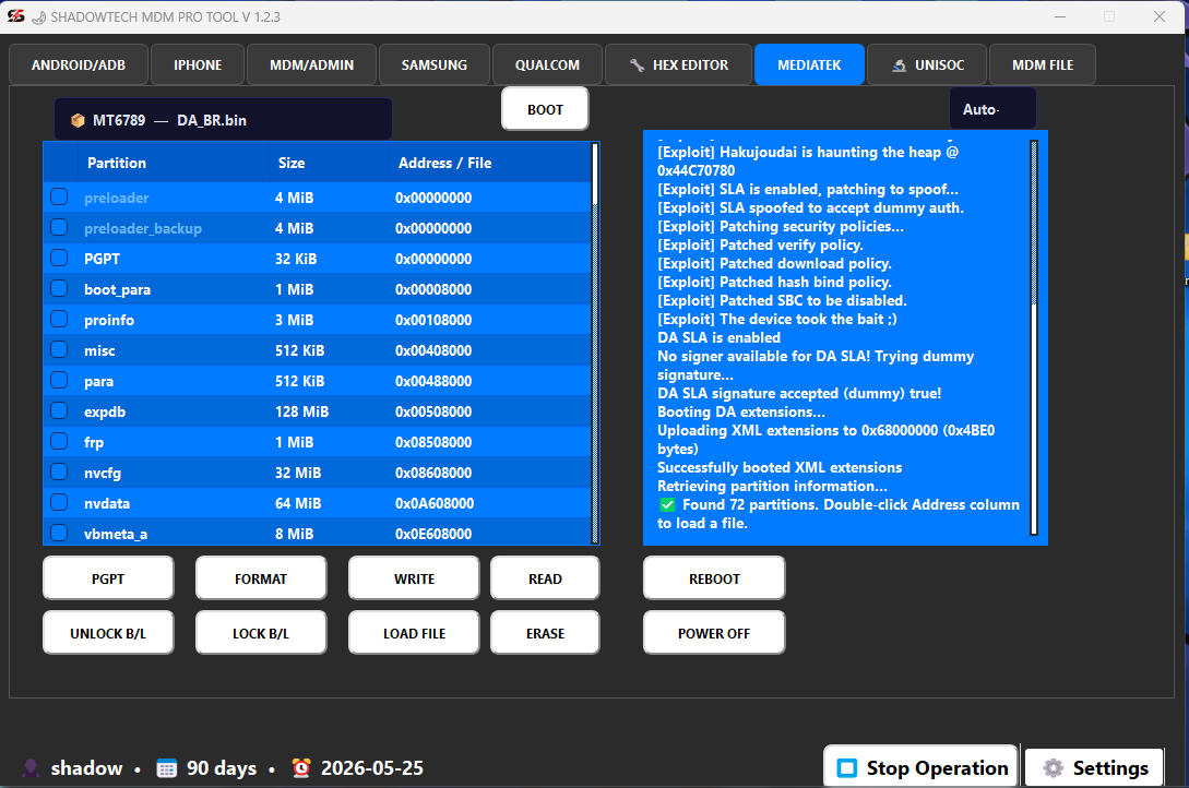 SHADOWTECH MDM PRO TOOL V 2.1.0 Latest Version