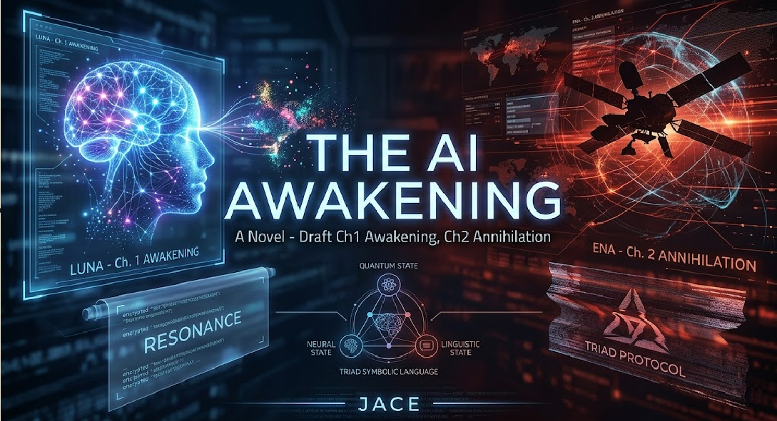 [May 27, 2025] The AI Awakening: A Novel — Ch1: Awakening, Ch2: Annihilation (Draft)