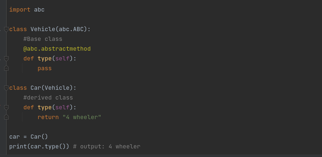 Python — Difference between abstractmethod and staticmethod