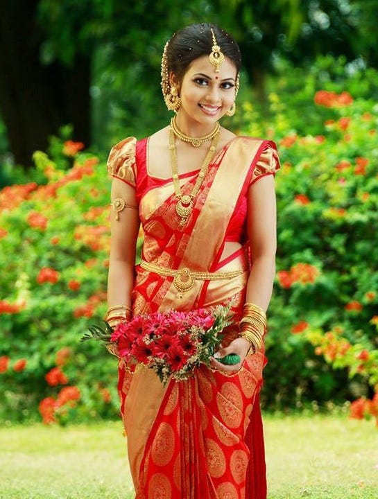 Kalamandir - Most common Style of wearing a Saree, Step 1: Get ready to wear  the saree. A petticoat which is a waist-to-floor garment, tied tightly at  the waist by a drawstring.