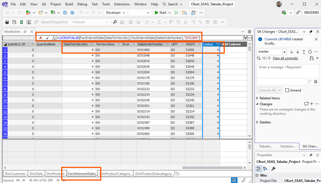SSAS Projemizde Filter ve Relationship Functions Uygulamaları.