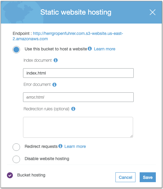 Static Hosting with SSL on S3. How to host static content in an S3…, by  Jason Anderson