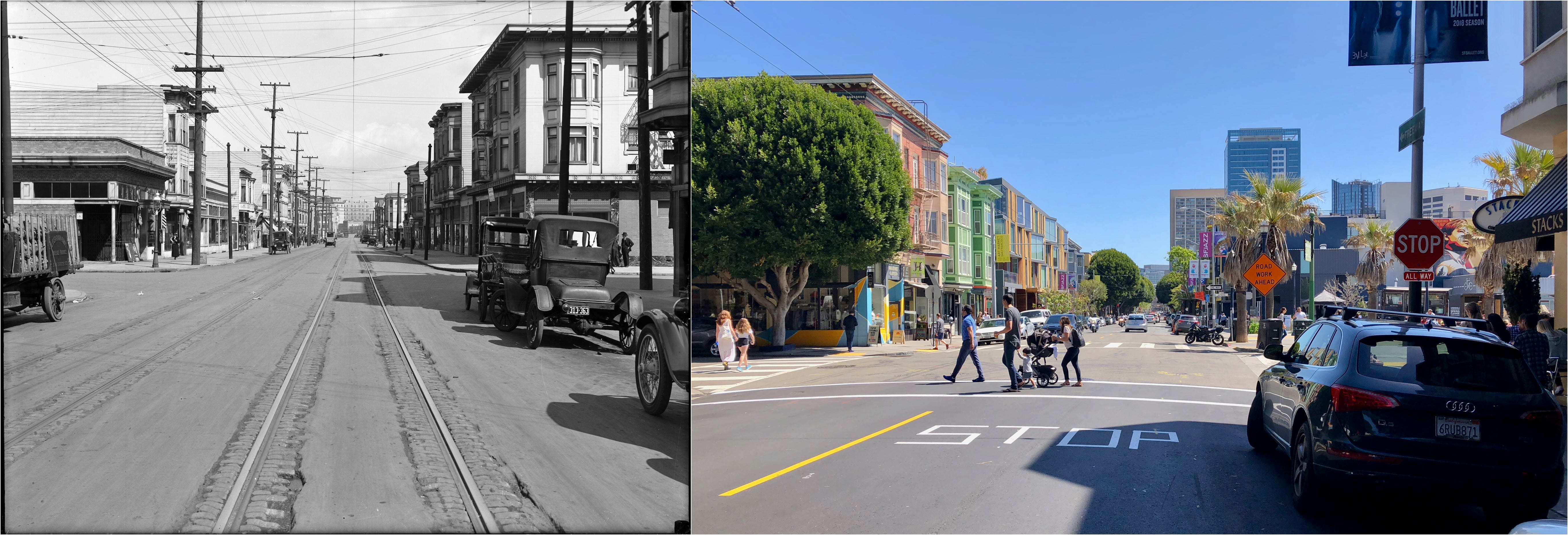 Hayes Valley: Then & Now. A San Francisco neighborhood changes