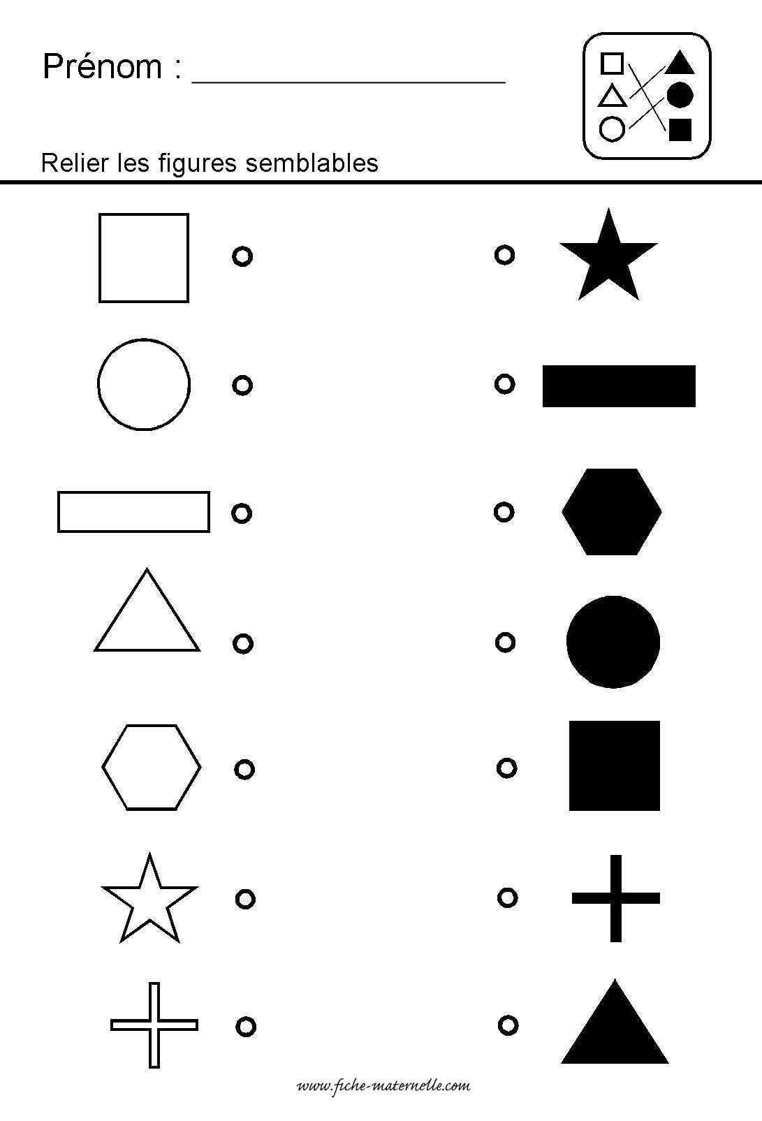 Exercices de Petite section - Ma Maternelle