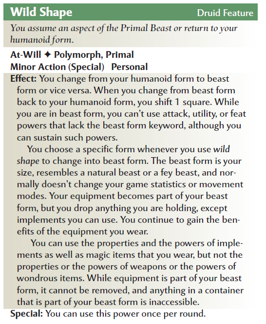 Cantrip] Partial Polymorph - This cantrip transforms part of you–or part of  someone else–into part of a beast! Grow a claw! Give your buddy a pair of  horns! Make an enemy drop