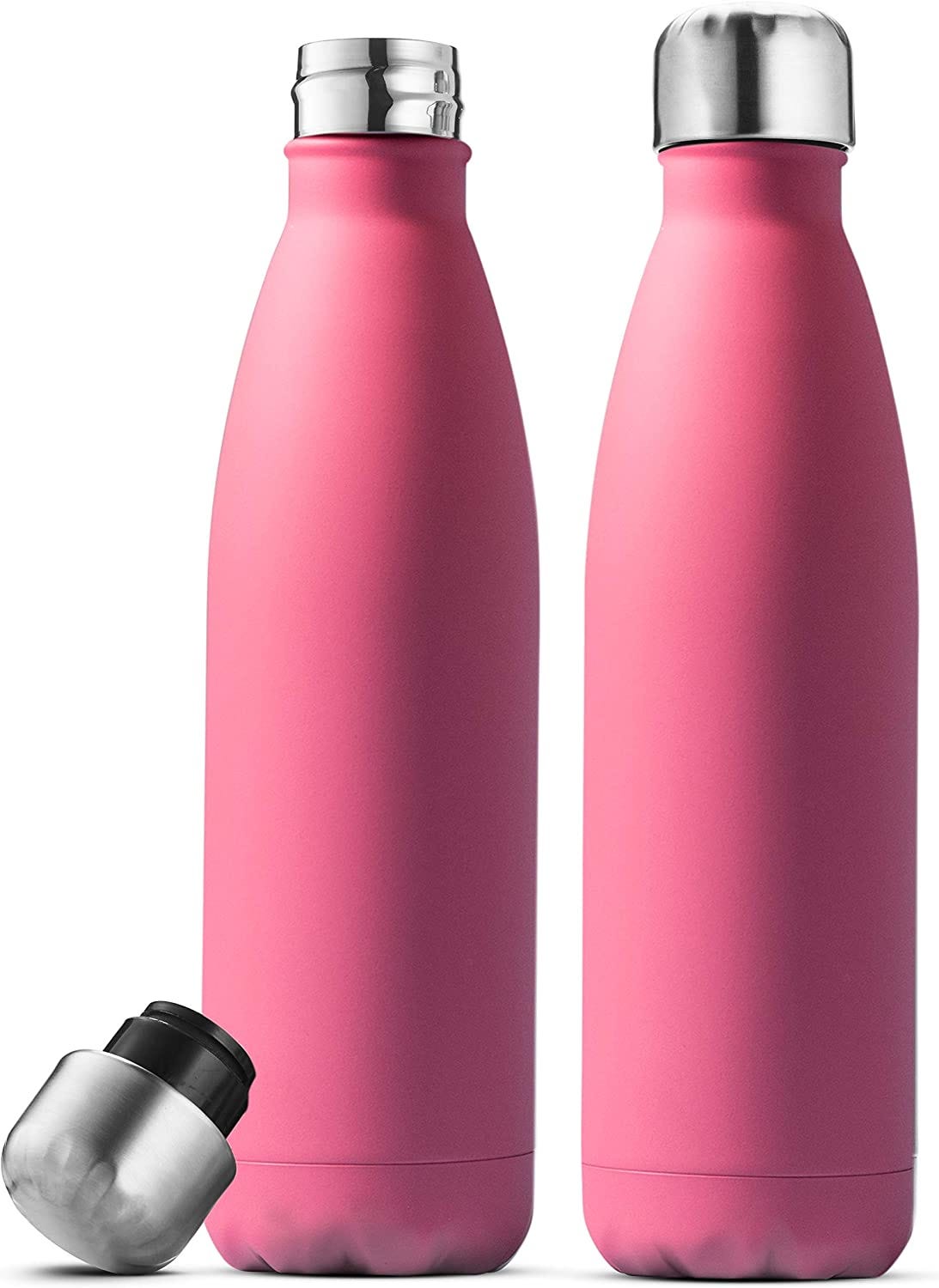 TripleInsulated Stainless Steel Water Bottles, (set of 2) 17 Ounce