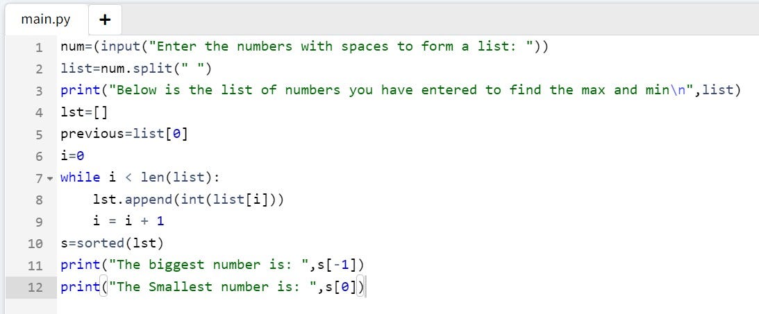 Function to find the max and min - Rizwan Shaikh - Medium