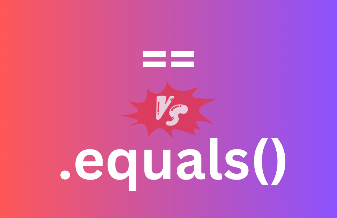 Difference between the == and .equals() in java ? | by Preetam G K ...