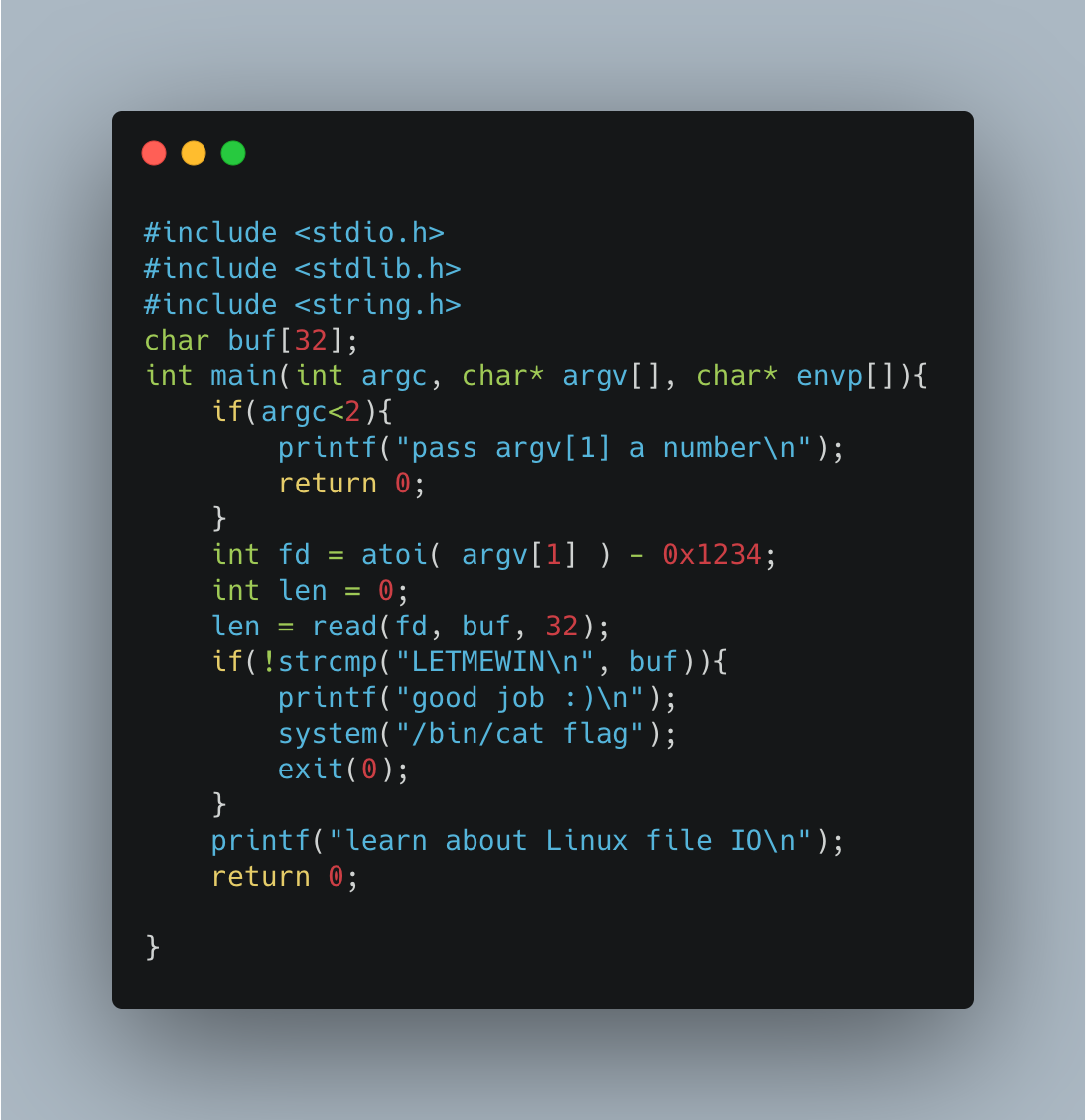 File descriptors — pwnable.kr. Firstly I want to say that I highly ...