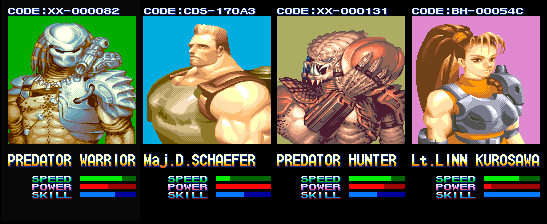 Aliens vs Predator 2 - Alpha Game Description - Cast 