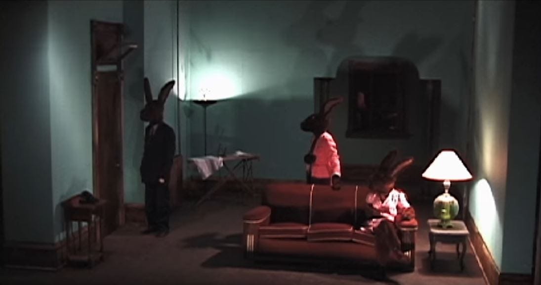 Down the rabbit hole with David Lynch David Lynch’s Rabbits by Moron