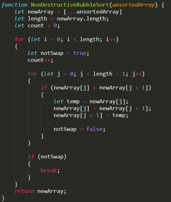 Bubble Sort in JavaScript- Scaler Topics