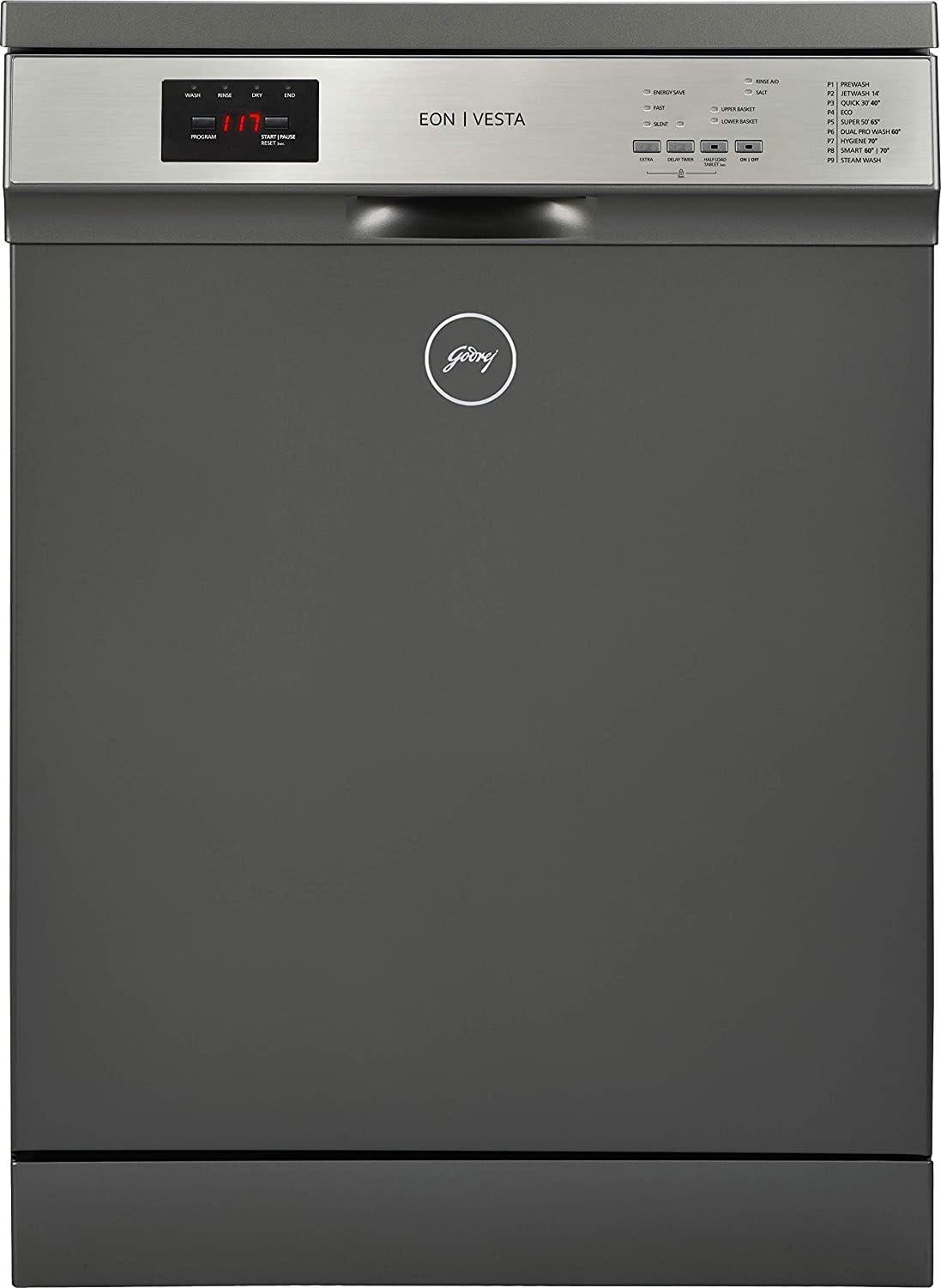Godrej Eon Dishwasher Steam Wash Technology 13 place setting