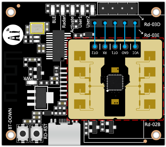 On Demand F342 AI-Thinker RD Kit Radar Test Board
