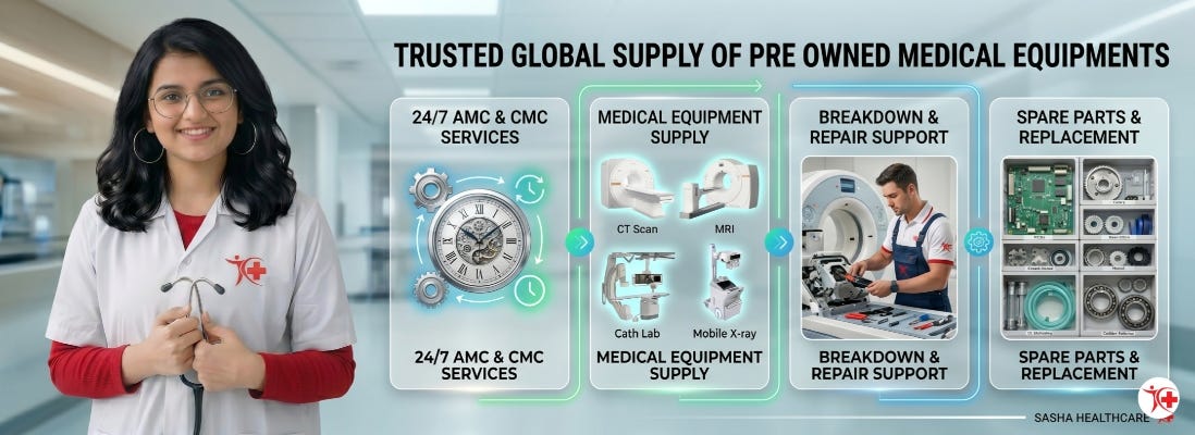 Sasha HealthCare Hyderabad — Medical Equipment, CT Scan, MRI & Cath Lab Solutions Guide