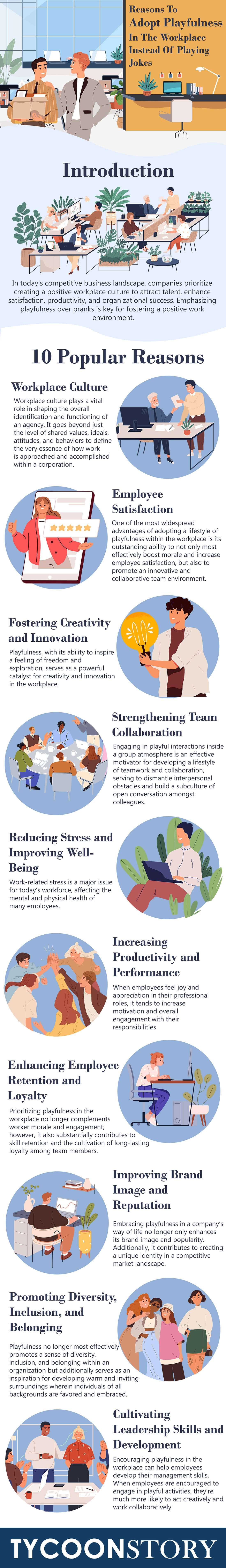 10 Popular Reasons To Adopt Playfulness In The Workplace Instead Of Pulling Jokes [INFOGRAPHIC