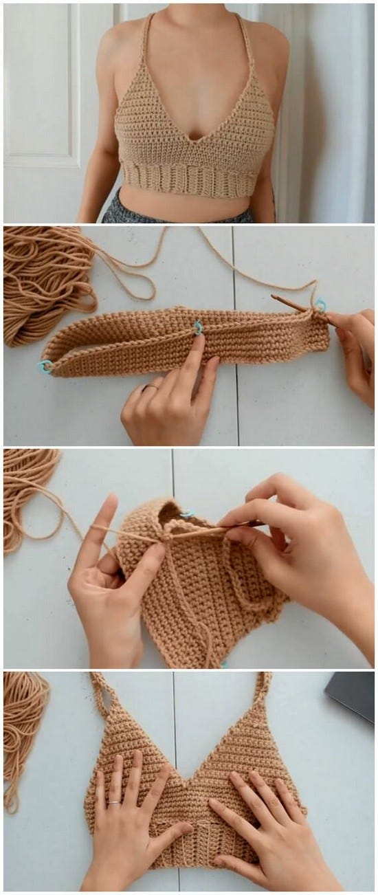 Wear Elegant Easy Crochet Summer Tops Free Patterns 2020
