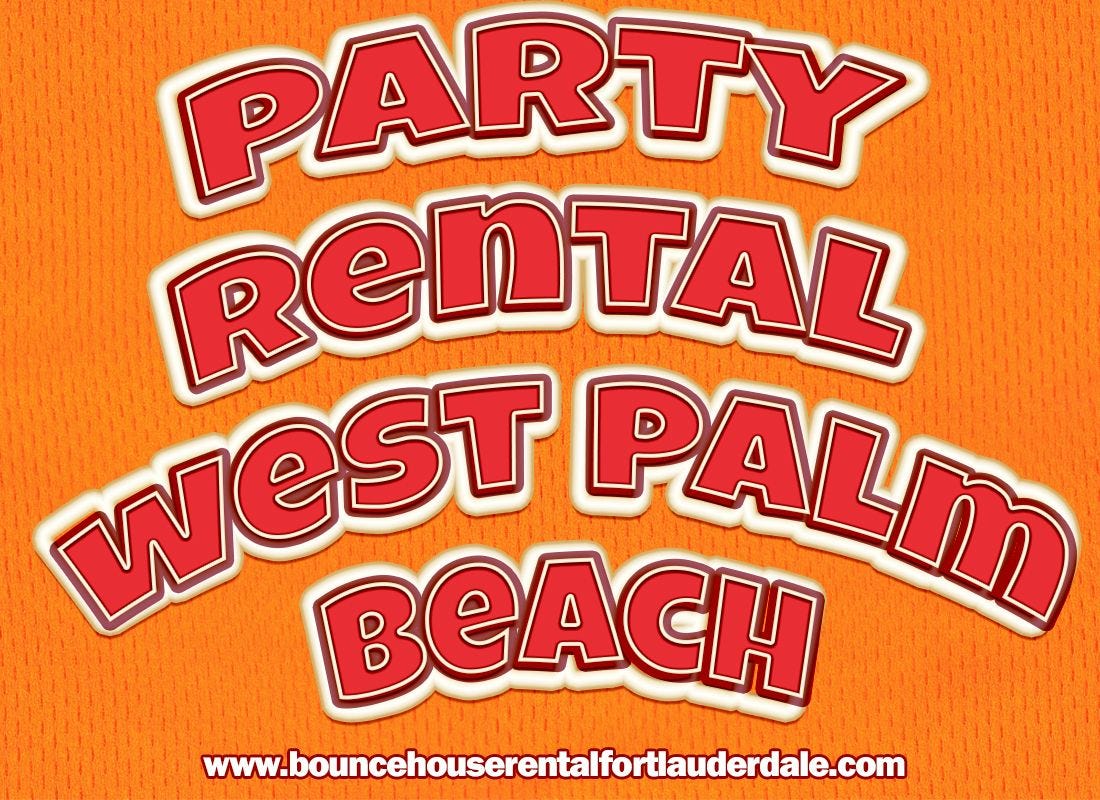 Inflatables West Palm Beach. Hire The Most Famous Party Rental West