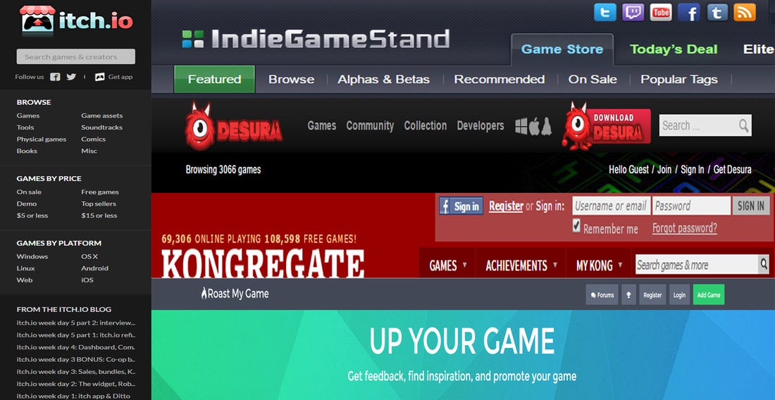 15 Best Sites to Download Free Games Online