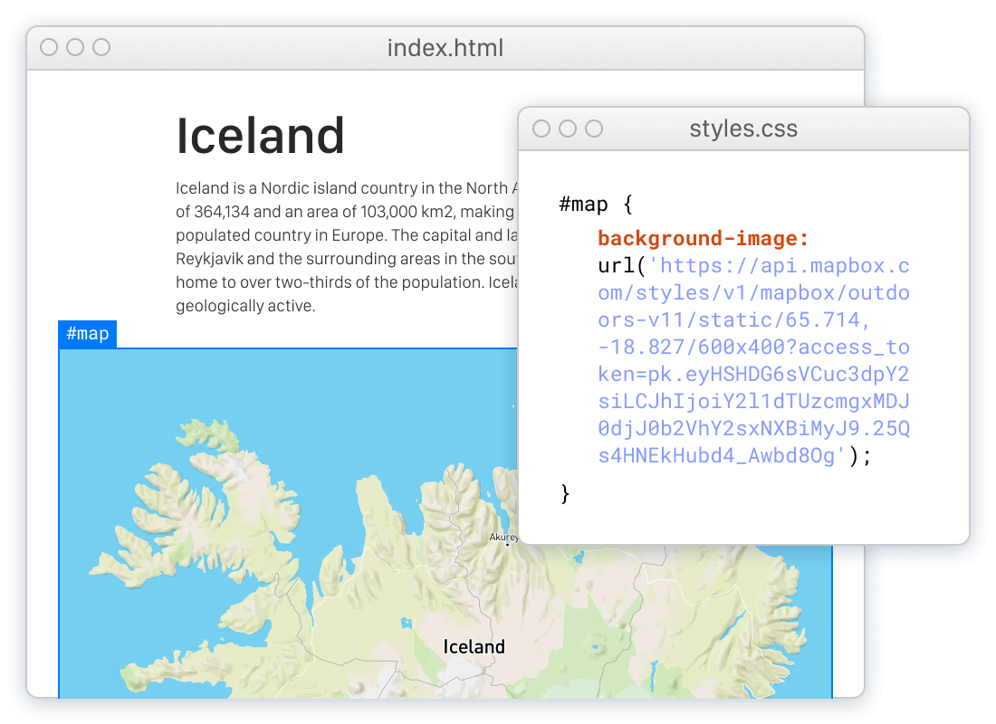 What is the use of static map?