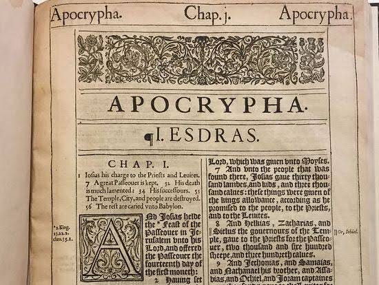 Os Livros Apócrifos, ou Deuterocanônicos | by Lecionário | Lecionário