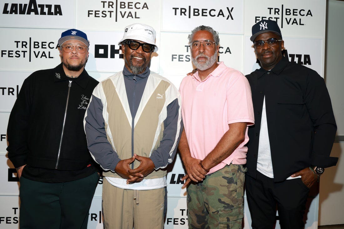 Chief Johnson, Emory “Vegas” Jones and Eric “Ptah” Herbert attend the “Fade: Culture, Legacy, and The Stories We Carry” portion of the Tribeca X — 2026 Tribeca Festival at Spring Studios on June 08, 2026 in New York City. (Photo by Jason Mendez/Getty Images for Tribeca Festival)